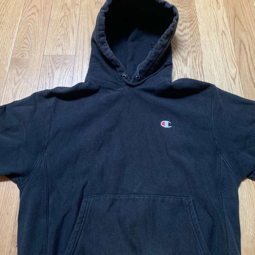 Men’s Champion Black Hoodie